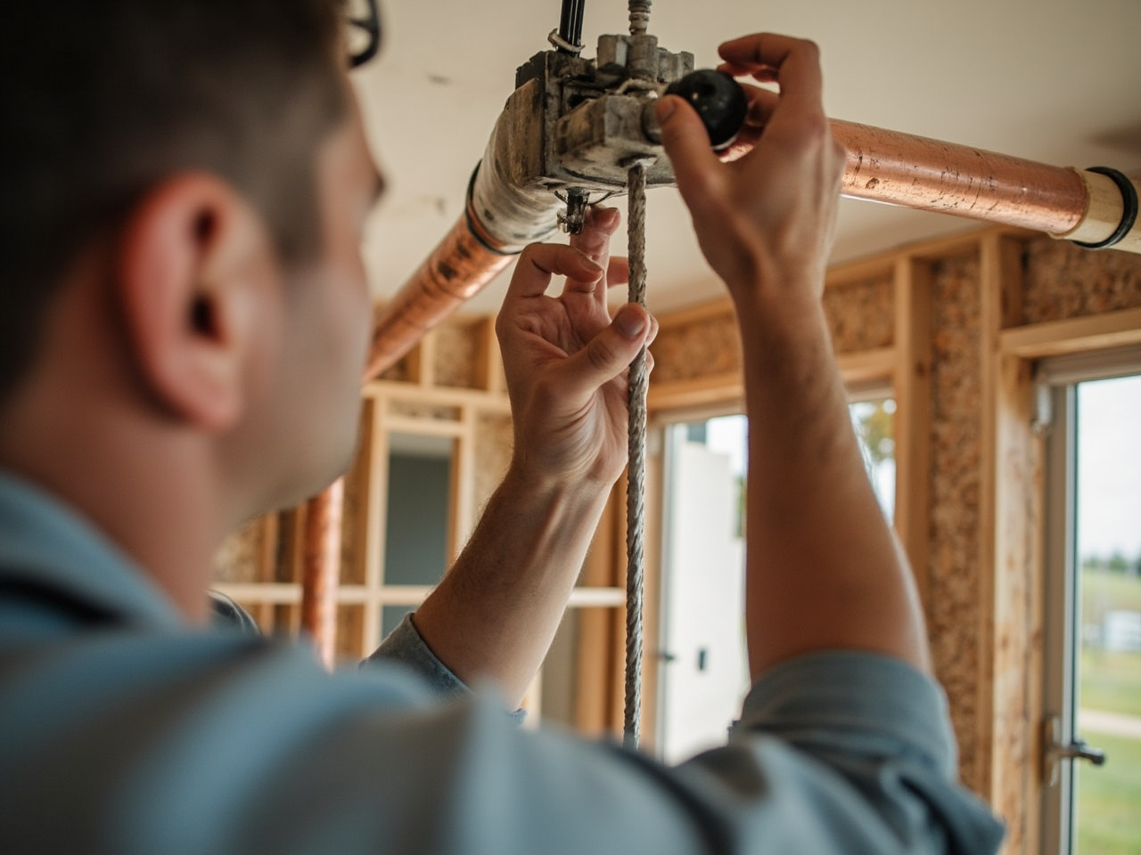 Fontanería y Electricidad — Construcciones Mega-AS
